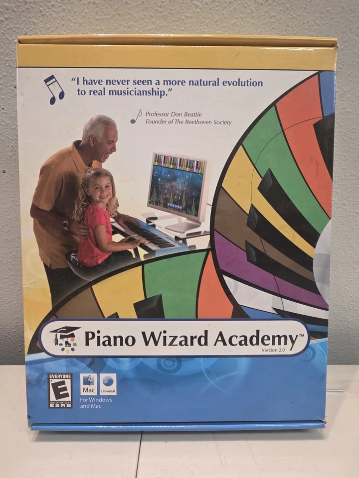 Piano Wizard Academy 2.0 Software CD Lessons & Music Books Mac/Windows - Image 1 of 4