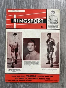 RARE RINGSPORT British UK Boxing Magazine Cassius Clay / Muhammad Ali MARCH 1964 - Picture 1 of 9
