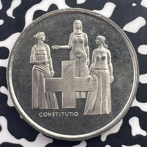 1974 Switzerland 5 Francs Lot#C4764 High Grade! Beautiful! - Picture 1 of 2