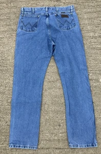 Pantalones de mezclilla Wrangler azules para hombre 38 x 34 Denim Rodeo 47MWZ Ranch Farm Work 38x34 - Imagen 1 de 8