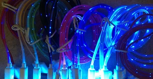 HOT LED light-up USB charger power data sync cable FOR iphone 6 plus 5c 5S ipod - Picture 1 of 15