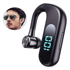 Bluetooth Music Earphone Single Ear Earpiece for Computer Laptop Smart Phones - Picture 1 of 12