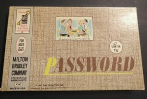 Vintage Milton Bradley Passwort Brettspiel 1962 - Bild 1 von 10