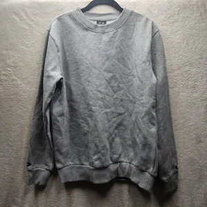Oakley Track Crew Sweatshirt S Heather Gray Racing Athleisure Grunge Y2K - Picture 1 of 10