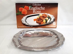 WMF Servierplatte Englische Rose 18/10 stainless Cromargan 37x22cm NEU unbenutzt - Bild 1 von 5