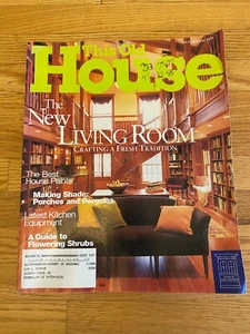 This Old House Magazine July August 1999 Living Room Key West Library Home Books - Picture 1 of 13