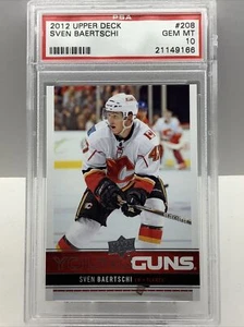 2012 UPPER DECK SVEN BAERTSCHI #208 RC PSA 10 GEM MT *POP 36 - Picture 1 of 2