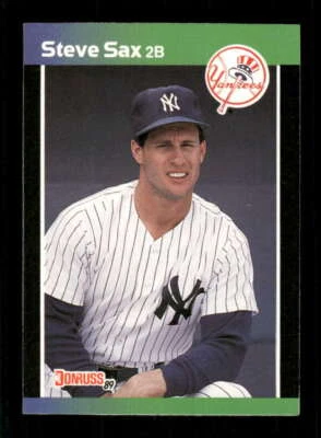 1989 Donruss Traded Steve Sax Steve Sax BXCP19 - Image 1 of 2