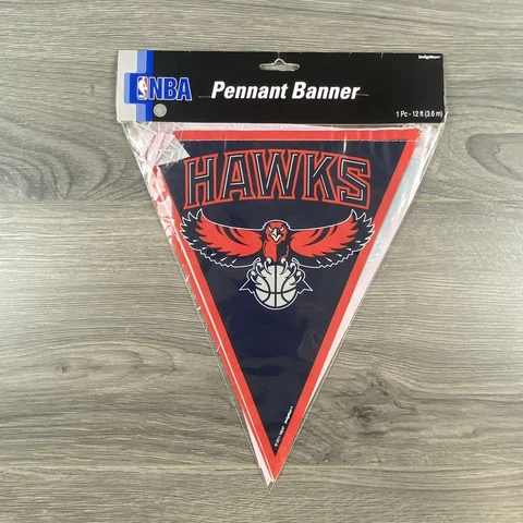 Design ware NBA atlanta hawks pennant banner Sports Tailgate Party Celebration Cover