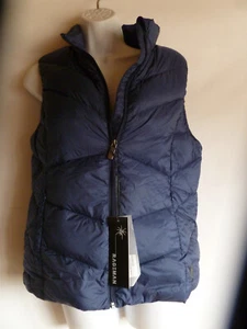 Rageman Milano Womens Padded Gilet Bodywarmer Outdoor Down Vest S Blue Small NEW - Picture 1 of 12
