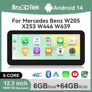12,3'' Carplay AutoStereo GPS Navi WIFI Für Mercedes Benz C ClassW205 GLC X253 - Bild 1 von 22