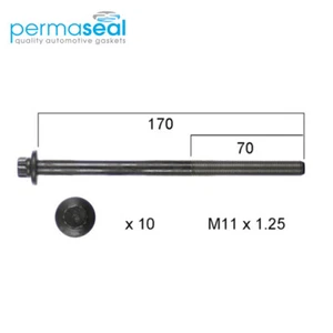 Head Bolt Set FOR MAZDA 6 CX-5 SH-VPTS HBS294 - Bild 1 von 1