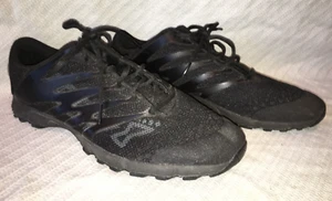 Mens 10 Ladies 11.5 Inov8 F-Lite 230 Precision Fit Black Lace up Running Walkin - Picture 1 of 6