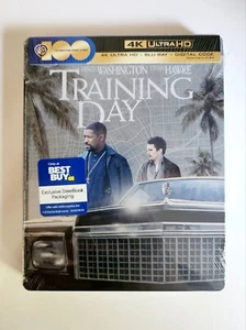 Training Day Steelbook: 4K, Blu Ray, Digital Sealed Neu Mint US Ships in Box - Bild 1 von 10