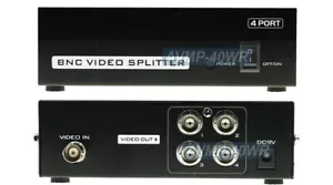 1x4 HD SD BNC Video Splitter For All 1080p 4K TVI CVI AHD Analog BNC Inputs - Picture 1 of 3
