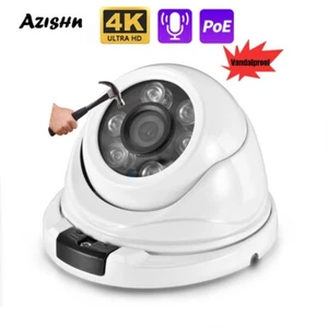 Cámara IP POE 4K 8 MP domo metal exterior detección humana video seguridad CCTV 3,6 mm - Imagen 1 de 18
