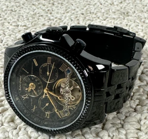 Andre Giroud Herrenuhr Automatik Open Heart, Tachymeter, 10 ATM w/r Neu in Box - Bild 1 von 11