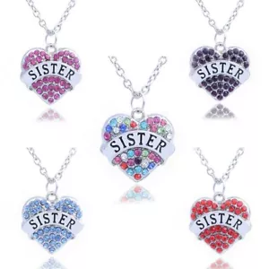 SCHWESTERNKETTE HALSKETTE "SISTER" "SCHWESTER" Kette Partnerkette Schmuck NEU - Bild 1 von 5