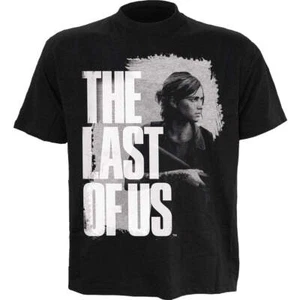 THE LAST OF US - ELLIE - Front Print T-Shirt Black - Foto 1 di 7