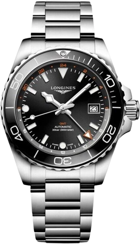 Longines HydroConquest Black Unisex Adults Watch - L3.790.4.56.6