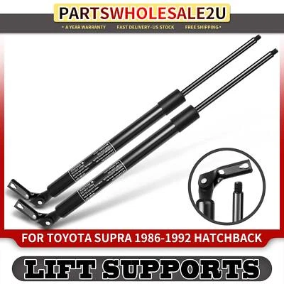 Soporte de elevación de escotilla trasera 2 piezas puntal de amortiguador para Toyota Supra 1986-1992 hatchback Foto 1 de 4