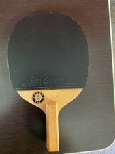 Antique Japanese Penhold Table Tennis Blade Nittaku with new rubber