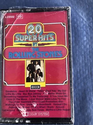 Rolling Stones 20 Super Hit Decca Cassette Tape Sealed - Image 1 of 4
