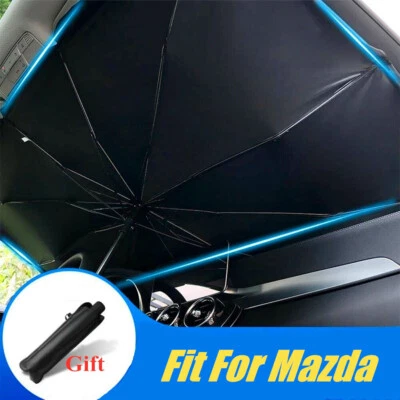 Parabrisas grande para coche Mazda Parasol Parasol Plegable UV Parasol Visera Foto 1 de 4