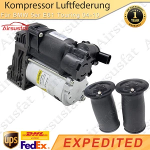 Luftfederung Kompressor+2x Federbalg Hinten Für BMW E61 5er Touring 37206792855 - Picture 1 of 11