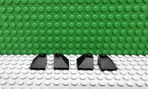 Lego 4 Negro 2x2 Doble Pendiente Convexo Castillo NUEVO - Imagen 1 de 1