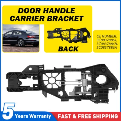 RHD Door Handle Inner Carrier Mechanism Front Right Fit For VW Passat 3C0837886J - Image 1 of 4