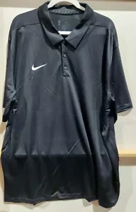 Camisas polo de golf Nike Dri-Fit negras para hombre talla 3XL-ALTAS - Imagen 1 de 6