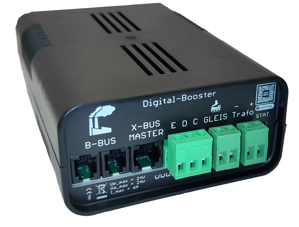 DECODERWERK 00101 Digital Booster 5A tiempo de cortocircuito ajustable + amperaje - Imagen 1 de 1