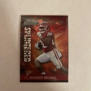2021 WILD CARD ALUMINATION SPLINTERED ORANGE KENNEDY BROOKS CARD #ANSP-2 - Picture 1 of 2