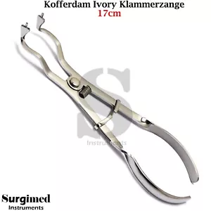 Kofferdam Instrumente Klammerzange nach Ivory Separierzange Zahnarzt Dental - Bild 1 von 3