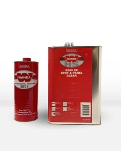 Wanda 8200 2K Spot And Panel Clear Coat 1G With 3093 Hardener 1L 4:1 - Picture 1 of 1