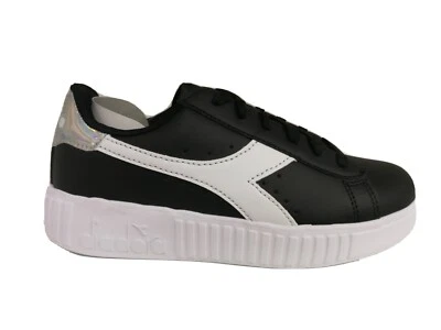 Zapatillas Niña Diadora Game Step Negro Blanco C6103 Sneaker Deportiva Platform - Imagen 1 de 4