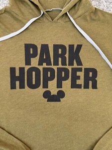 Disney Parks Park Hopper Mickey Mouse leichter Pullover Hoodie grün • Med - Bild 1 von 8