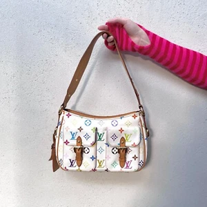 RARE☆☆☆☆ LOUIS VUITTON Monogram Multicolor White Lodge PM M40053 Shoulder Bag - Bild 1 von 14
