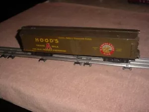 COMET WOOD KIT MODELS REEFER CAR # 8051 - HOOD`S MILK 0-027 - Picture 1 of 2