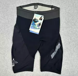 VTG Y2K Body Glove Wetsuit Trunks Mens M/L Titanium Thermal Surf Wakeboard NOS - Picture 1 of 21