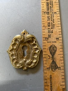 Vintage Messing Schlüsselloch Abdeckung Rosette - Bild 1 von 1
