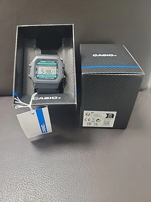 Casio Classic Chronograph Black  Digital Watch W-86-1VQES  ILLUMINATOR Electro - Image 1 of 4