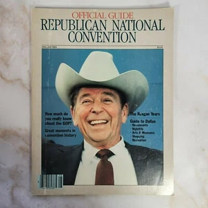 Official Guide Republican National Convention Dallas 1984 Regan Bush - Picture 1 of 6