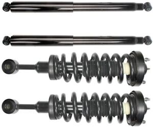 Monroe RoadMatic Front Struts With Coil Springs & Rear Shocks for Ford F150 4WD