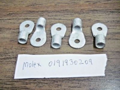 Conector de anillo de terminal de crimpado calibre Molex 0191930209 #6 cantidad = 5 Foto 1 de 3