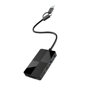 New 8 IN 1 USB 3.0 Type-C USB Smart High-Speed Memory Card Reader Adapter - Picture 1 of 15