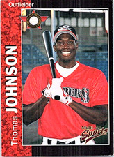 1998 Multi-Ad Capital City Bombers Minor League Baseball #28 Thomas Johnson