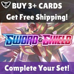 Pokemon Sword & Shield Base Complete Your Set Common Uncommon Rare Cards All NM - Picture 1 of 149