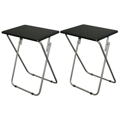 eHemco Folding TV Trays Tables, 19 by 15 by 26 Inches, Set of 2 (Collectible) - Image 1 of 2